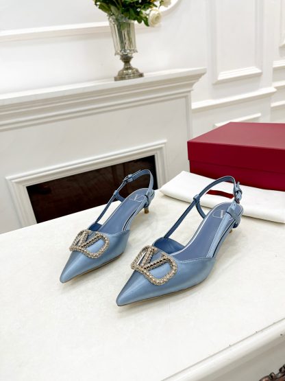 VALENTINO Elegant Style Fashionable High-Heeled Shoes