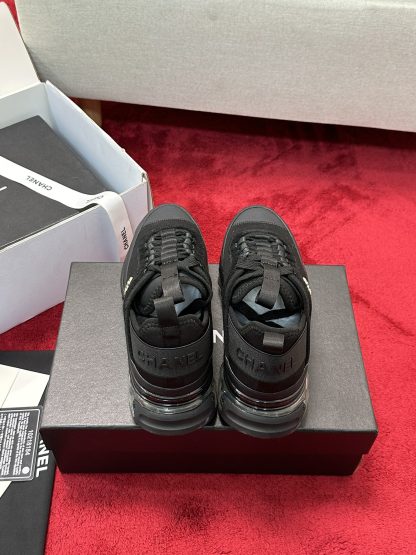 Chanel men's and women's couple's versatile fashion black mix and match casual sports shoes - Image 3
