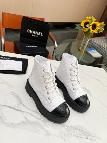Chanel Fall/Winter White Trendy Boots - Image 3