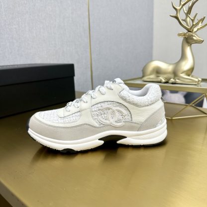 Chanel classic beige versatile casual sneakers - Image 3