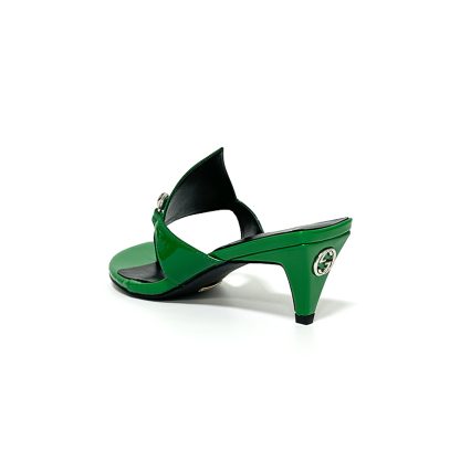 Gucci Spring and Summer Square Toe Flip Flops Classic Buckle Series - Image 3