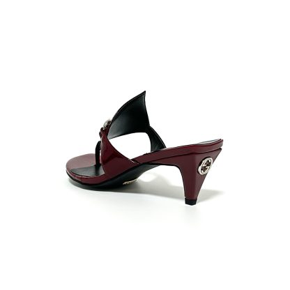 Gucci Spring and Summer Square Toe Flip Flops Classic Buckle Series - Image 3