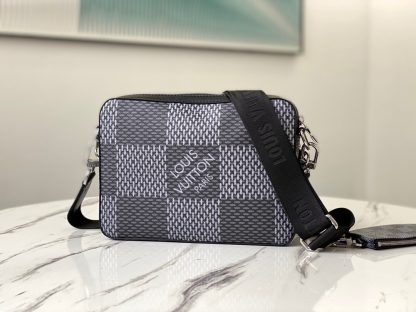 Louis Vuitton m69443 white check trio messenger bag - Image 3