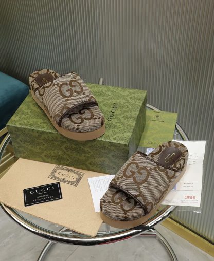 Gucci's latest limited edition high-top platform slippers - Image 4