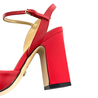 Gucci high heel block heel sandals classic buckle - Image 4