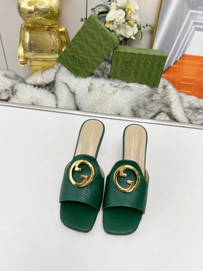 Gucci high heel slippers - Image 4