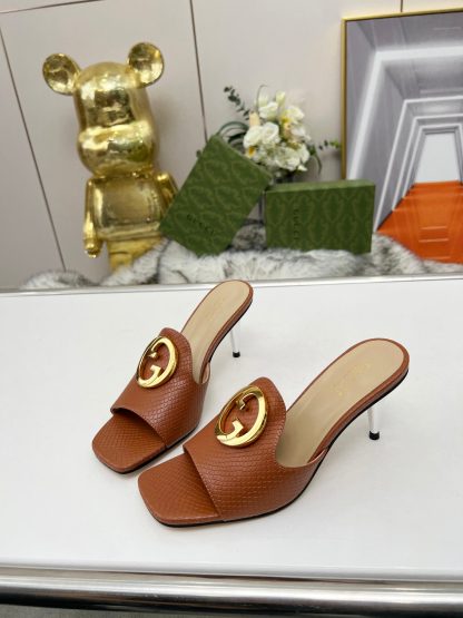 Gucci high heel slippers - Image 3