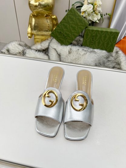 Gucci high heel slippers - Image 4