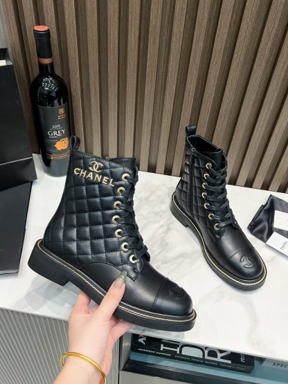 Chanel Paris catwalk latest black comfortable leg-enhancing long boots - Image 3