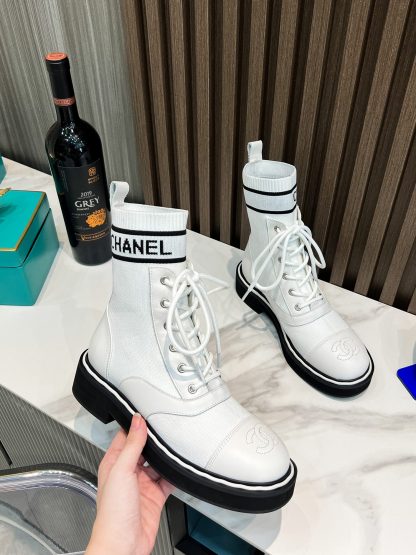 Chanel's latest white boots from the Paris catwalk - Image 2