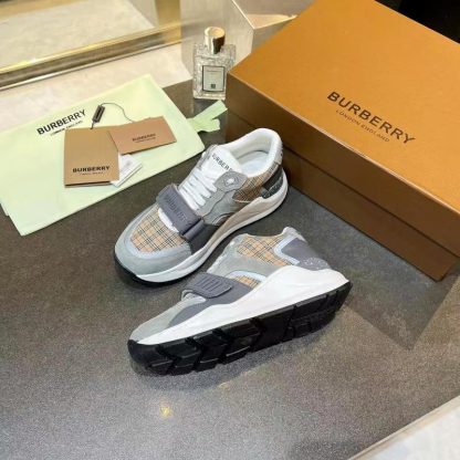 Burberry Vintage Check Thick-Soled Sneakers - Image 2
