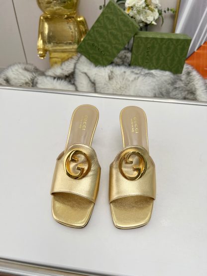 Gucci high heel slippers - Image 3