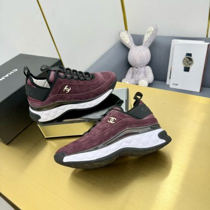Chanel classic red and black mix and match fashion casual dad shoes for men and women - Image 3