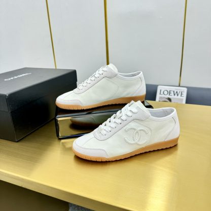 Chanel classic off-white mix and match classic fashion casual sneakers - Image 3