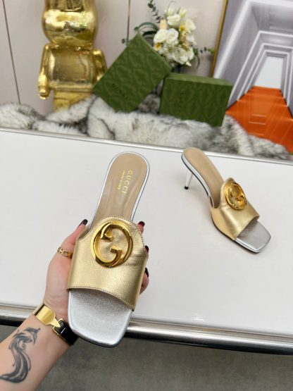 Gucci high heel slippers - Image 4
