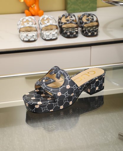 Gucci platform slippers - Image 4