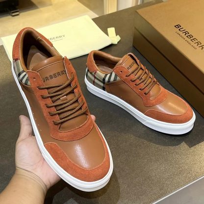 Burberry classic check casual sneakers - Image 3
