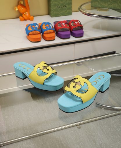 Gucci platform slippers - Image 3