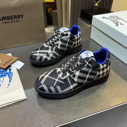 Burberry classic check casual sneakers - Image 3