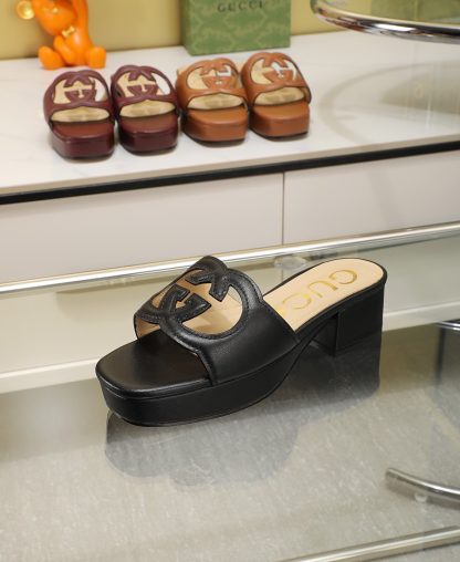 Gucci platform slippers - Image 4