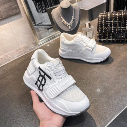 Burberry Printed Thick Sole Sneakers - Image 3