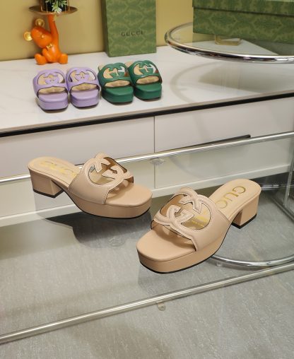 Gucci platform slippers - Image 4