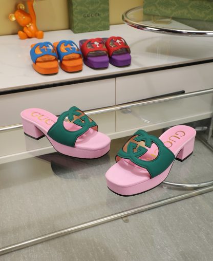 Gucci platform slippers - Image 3