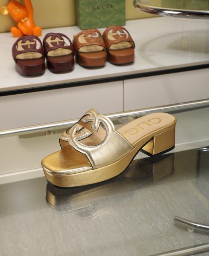 Gucci platform slippers - Image 4