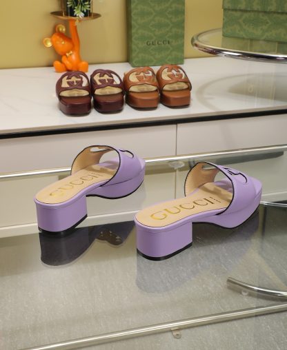 Gucci platform slippers - Image 3