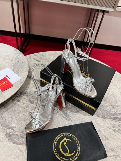 Christian Louboutin Atmospherica crystal high heels - Image 3