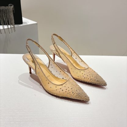 Christian Louboutin FOLLIES STRASS women's crystal high heels - Image 3