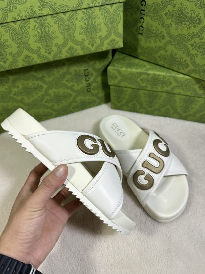 Gucci cross-over slippers - Image 4