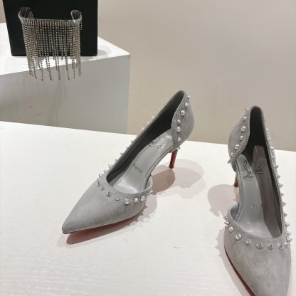 Christian Louboutin classic ANGALINA red sole high heels - Image 3