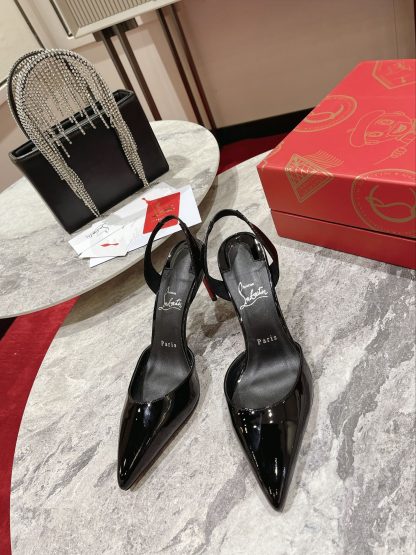Christian Louboutin exquisite glossy high-heeled shoes - Image 2
