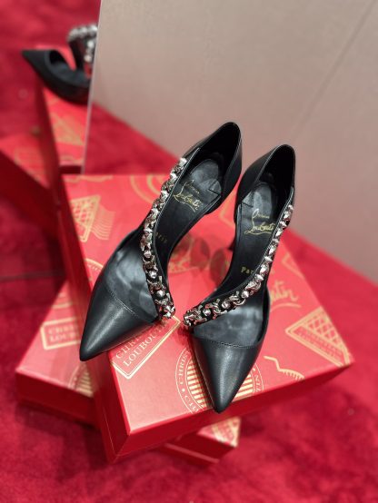 ChristianLouboutin chain fashion sandals high heels - Image 3