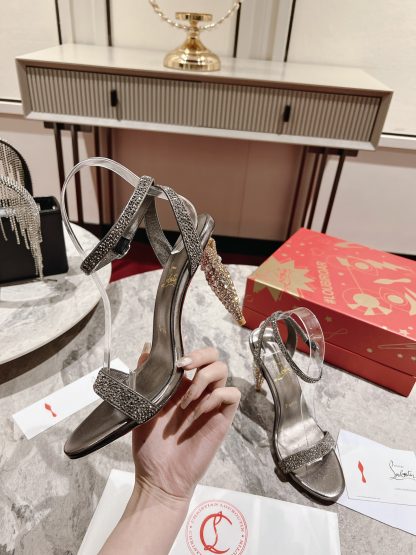 ChristianLouboutin Queen's Scepter Sandals High Heels - Image 3
