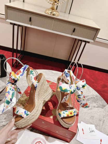 ChristianLouboutin wedge sandals - Image 3