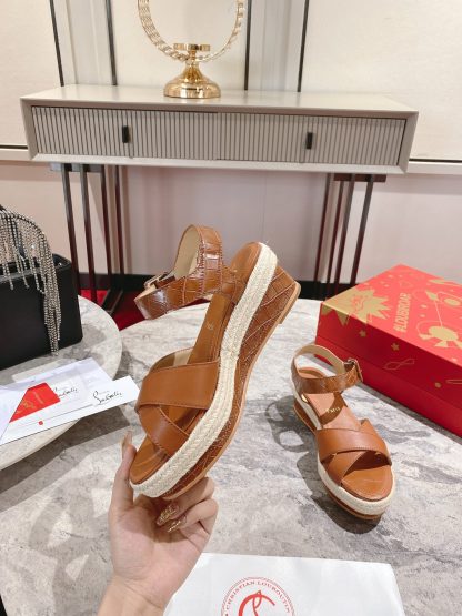 ChristianLouboutin wedge sandals - Image 3