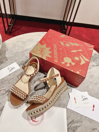 ChristianLouboutin wedge sandals - Image 3