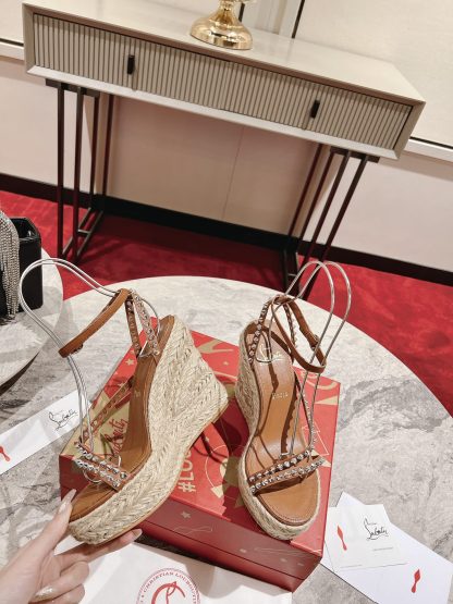 ChristianLouboutin wedge sandals - Image 3