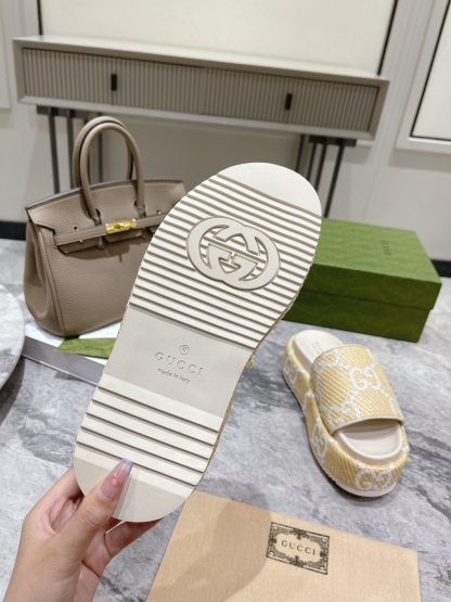 Gucci Women's GG Platform Slide Sandals - Image 4