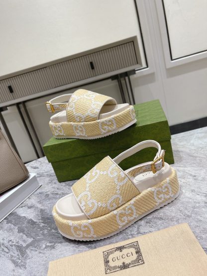Gucci Women's GG Platform Slide Sandals - Image 3