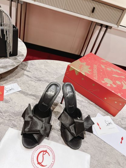 ChristianLouboutin Fashion Butterfly Flower Sandals High Heels - Image 3