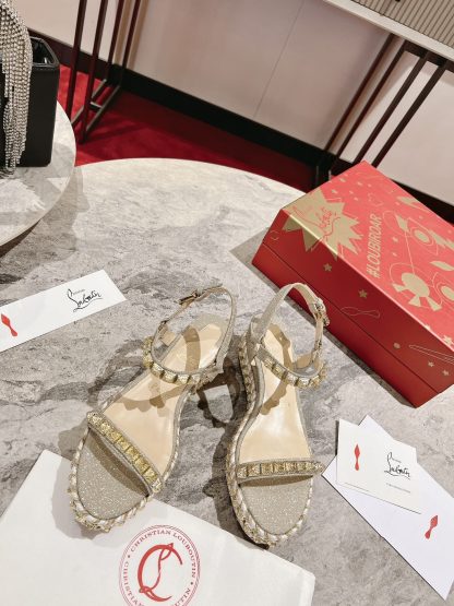 Christian Louboutin fashion wedge sandals - Image 3