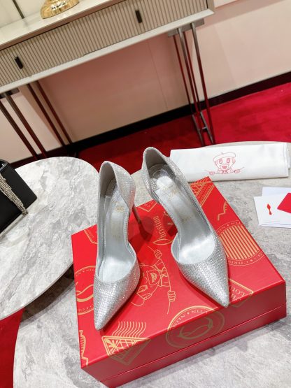 Christian Louboutin glittering exquisite high heels - Image 3