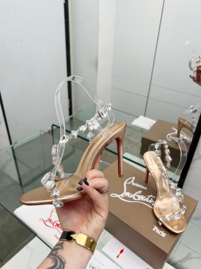 ChristianLouboutin new diamond sandals and high heels - Image 4