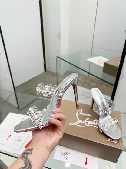 ChristianLouboutin new diamond sandals and high heels - Image 4