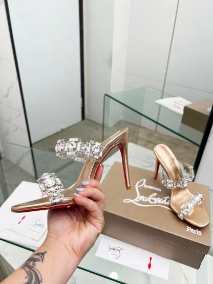 ChristianLouboutin new diamond sandals and high heels - Image 4