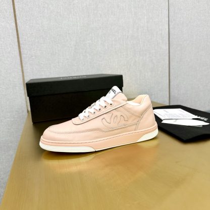 Chanel classic pink versatile casual sneakers - Image 3