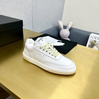 Chanel classic yellow and blue mix and match fashion casual dad shoes for men and women - Image 3